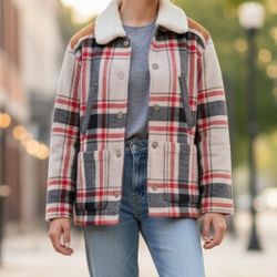 GAP Sherpa Wool Jacket Vintage Youth L (Adult SMALL)