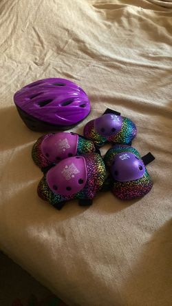 Child’s Helmet with Knee An Elbow Pads For Sale.