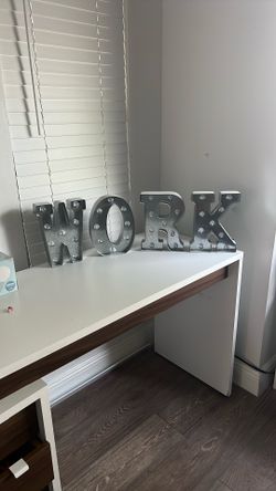 Aluminum Work/ Play Light Up Signs 
