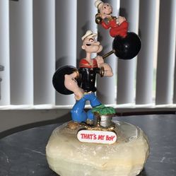 Popeye and Sweet Pea By Ron C PRICE REDUCED