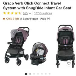 Graco Baby Stroller And Carseat Set