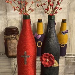 Home decor bottles