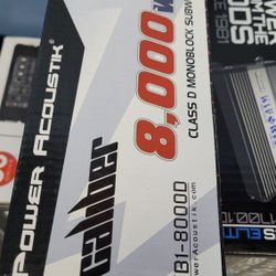 8K Power Acoustik Amplifier 