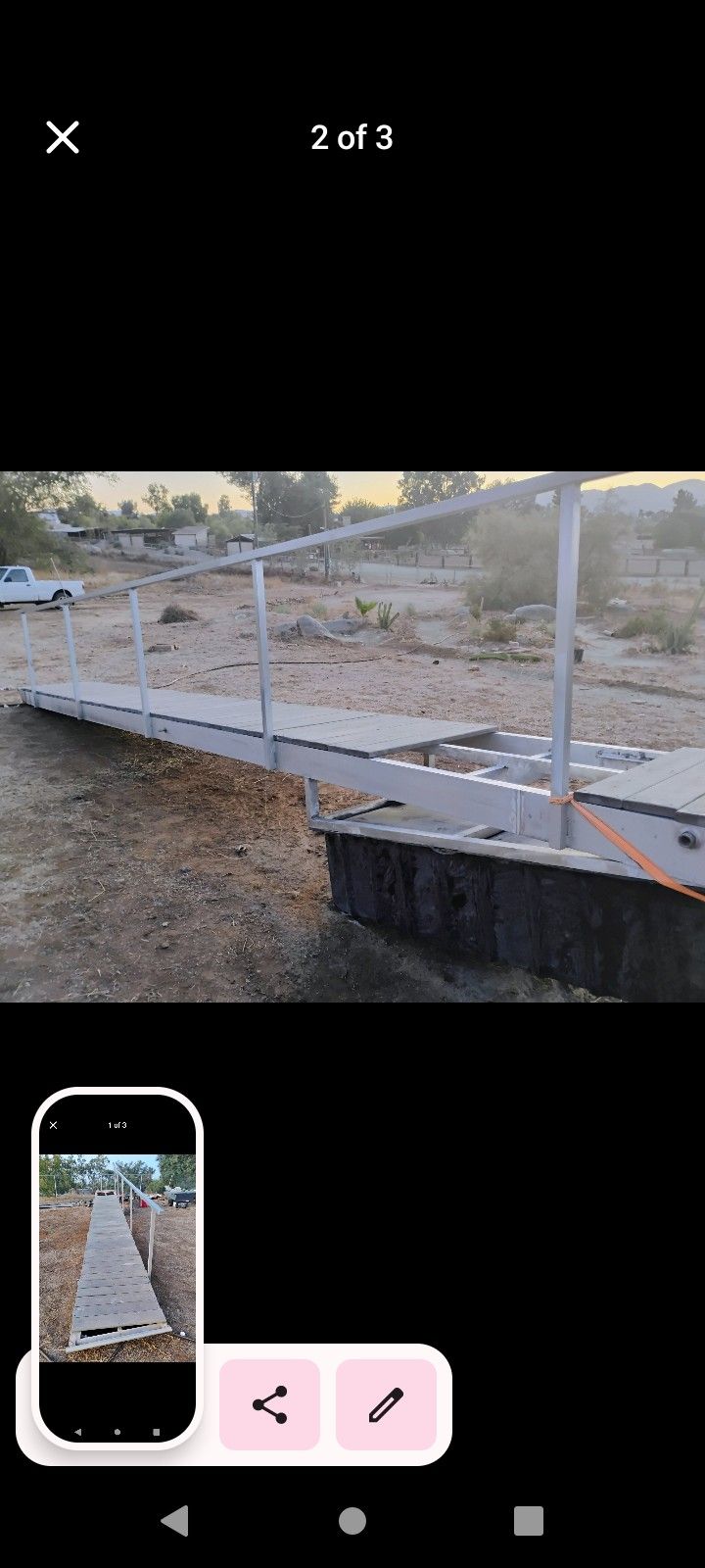 Boat Dock Ramp / Gangway