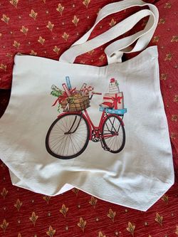 SHOP THE SEASON w/ this NEW Gift Shopping Canvas Bag - 16" x 15"