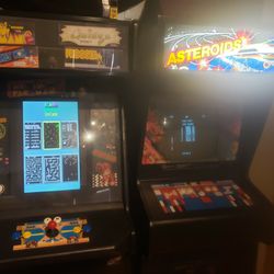 Vintage Arcade Games Vintage arcade games 60 in 1 (pac man, space invaders, Galaga, etc) and an original Asteroids .  Local pick up only. No shipping 