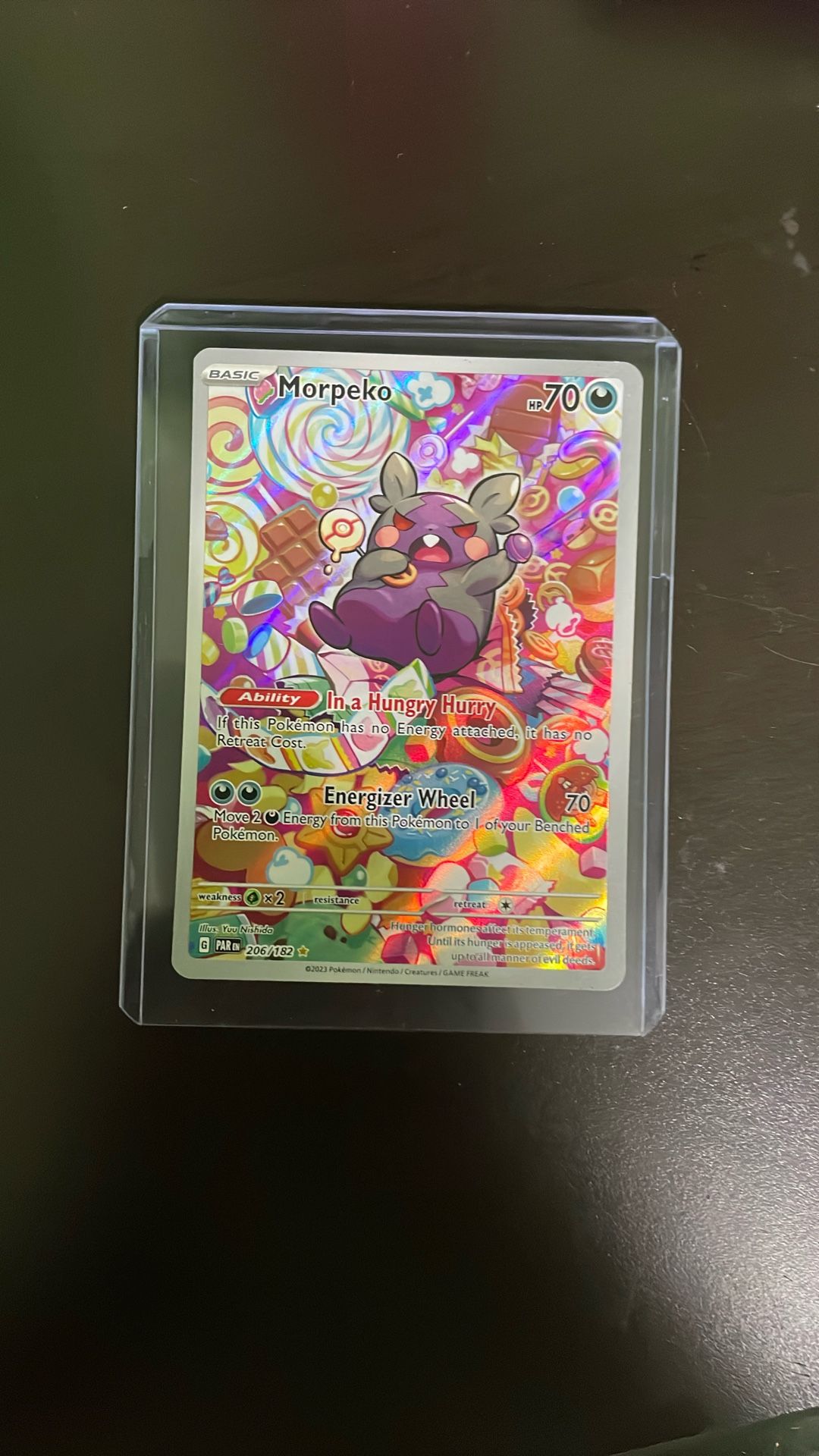 Morpeko 206/182 Illustration Rare Paradox Rift