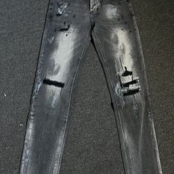 Gray And Black Ksubi Jeans Size 29