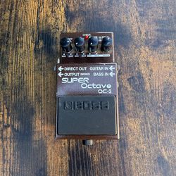 Boss Super Octave OC-3 Pedal