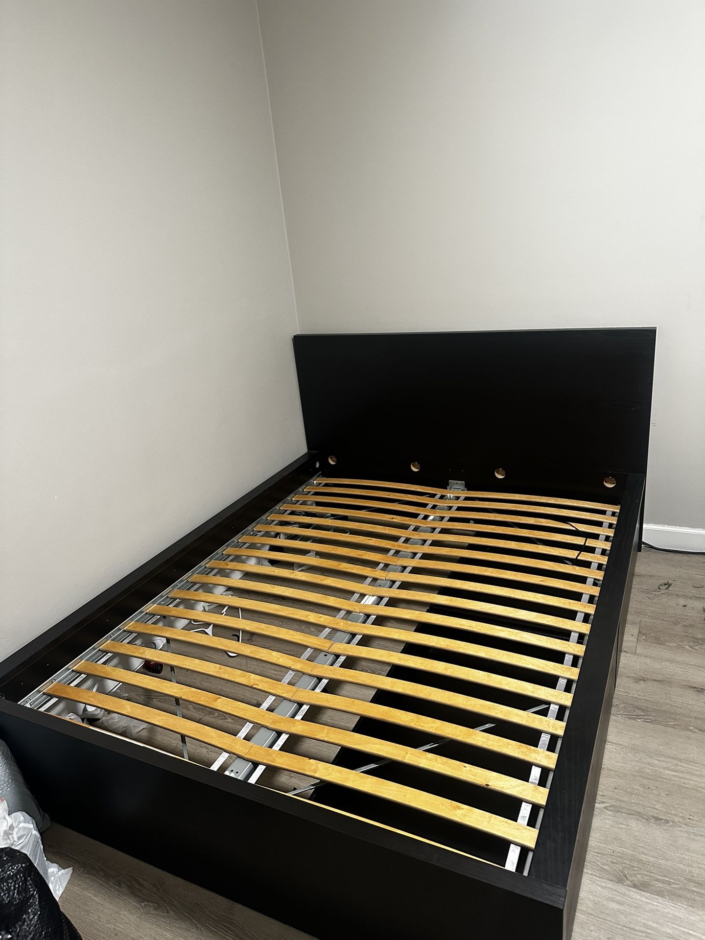 Queen Bed Frame with Drawers