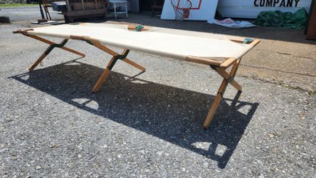 Vintage Military Folding Camping Cot