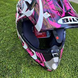 New Bilt Off-road Helmet Women Size M