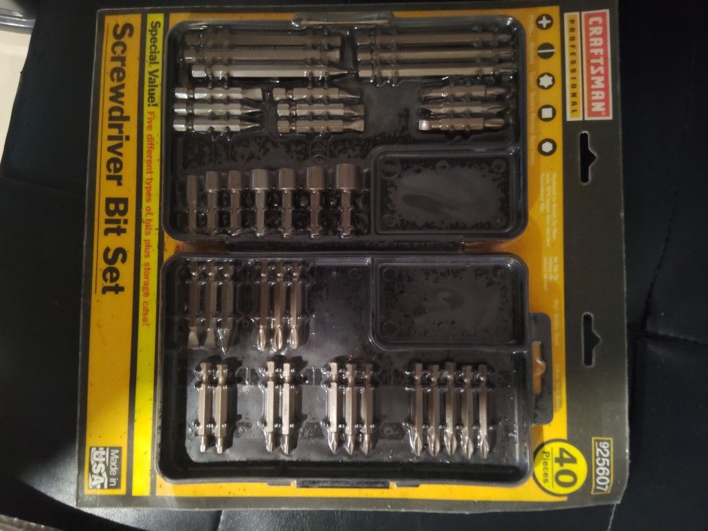 40 Price Craftsman Screwdriver Bit Set