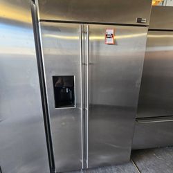 42" GE MONOGRAM BUILT IN STAINLESS STEEL REFRIGERATOR 