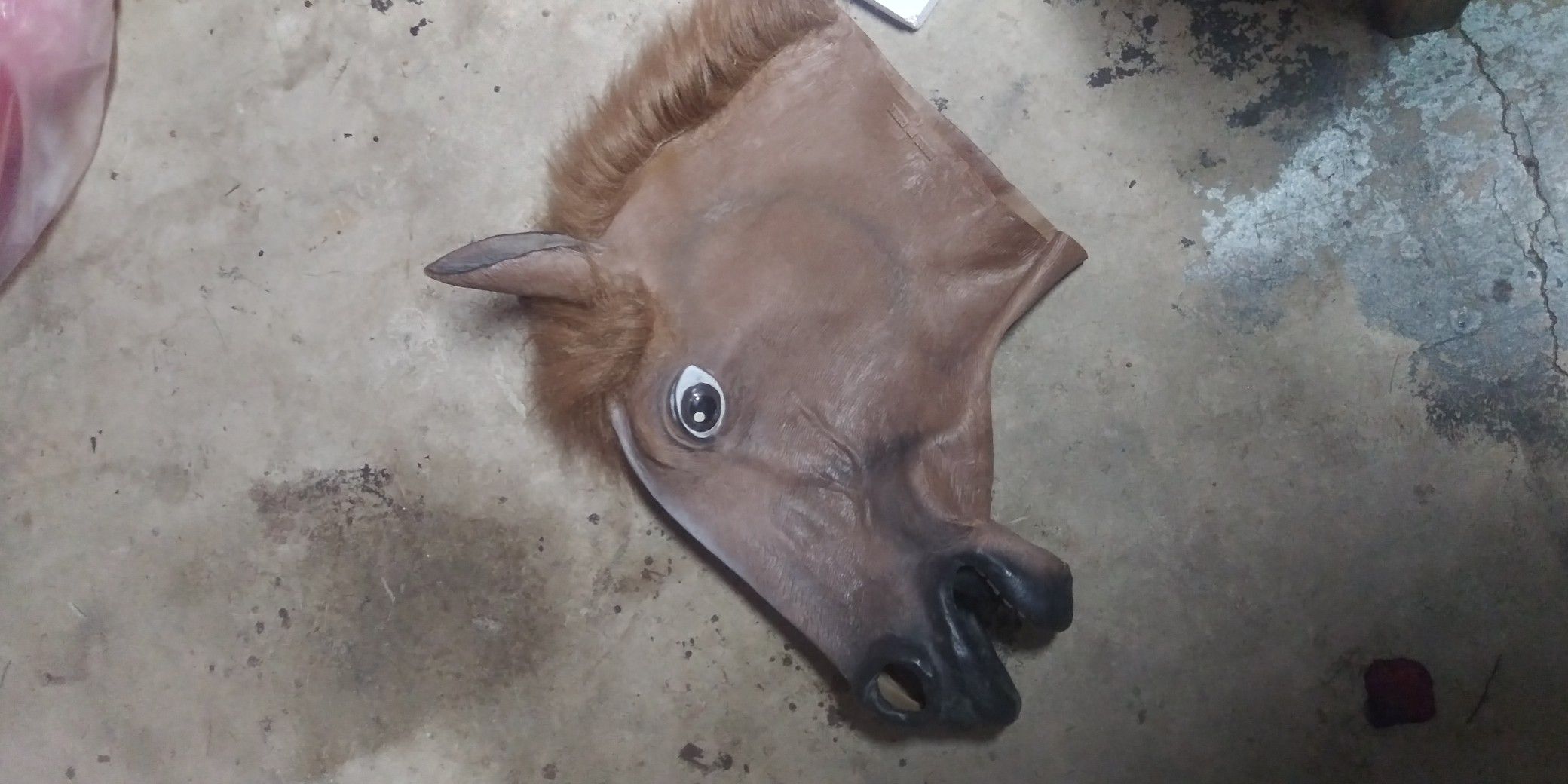Cosplay Halloween Horse Head Mask Latex Animal ZOO Party Costume Prop Toys Novel