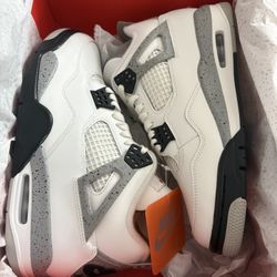 Jordan Retro 4 White Cement (2025)