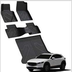 Mazda CX30 2020-2026 All Weather Custom Fit Floor Mats & Trunk Mat