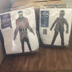 Halloween Costumes Size 8-10 Brand New Extreme Scorched Zombie Light Up & Illusion Pirate MUST READ