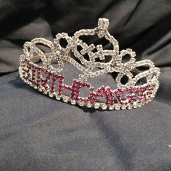 BIRTHDAY GIRL RHINESTONE TIARA