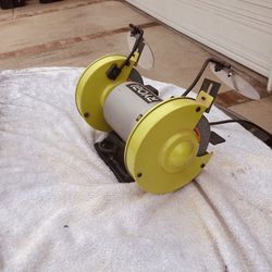 Double headed grinder works perfect perfect for garage or workshop grinder great for smoothing metal edges and wood carvings