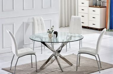 🤍Beautiful 5pc Dining Set🩶