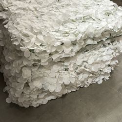 Open Box Artificial Hydrangea And Rose Flower Wall Panels 