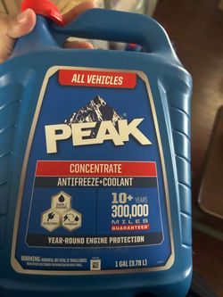 Peak Concentrate Antifreeze + Coolant 1 Gallon