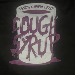 Cough syrup tee
