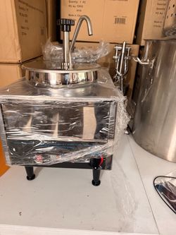 Commercial Stainless Steel Food Warmer with Pump