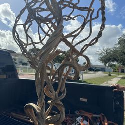 Drift Wood Tall Decor Stand