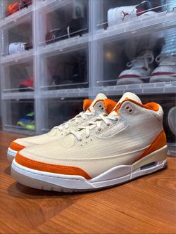 WMNS Air Jordan 3 Retro TEX Starfish IH7694-200 Basketball Shoes Sz 15.5W/14M N