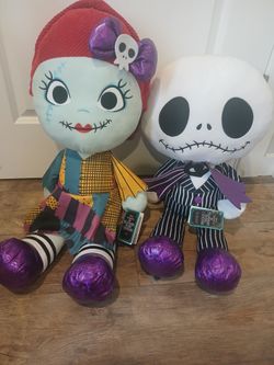Jack and Sally Plush Set