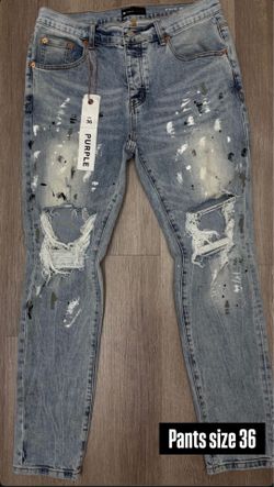 Purple jeans