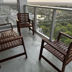  Patio Set /chair /bench