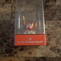 elite trigger happy skylander with box never used 
