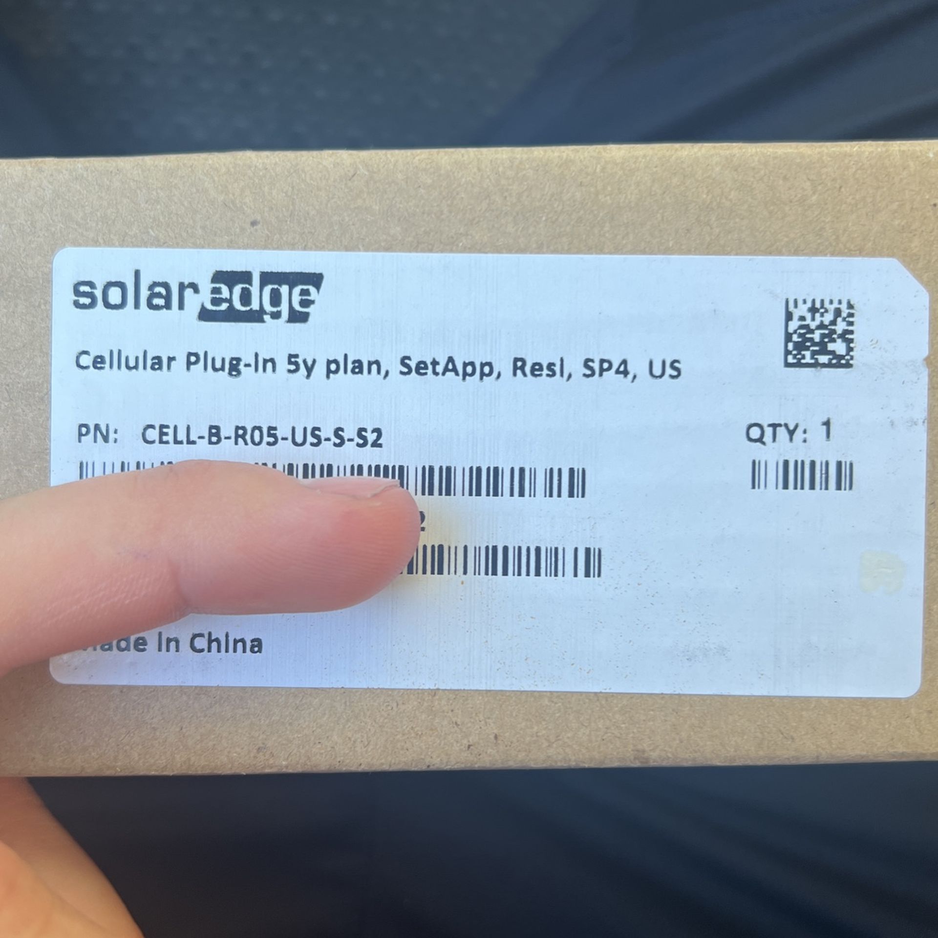 Solar Edge Cellular Plug-in 5y Plan
