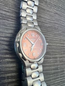 RARE Swiss Longines Conquest Automatic 35mm Salmon Copper Dial (Ref L1.635.4)⁠