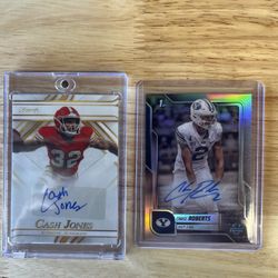 Chase Roberts Auto /75 1st Bowman Chrome + Cash Jones Auto Lot 🔥 Rookie Autos