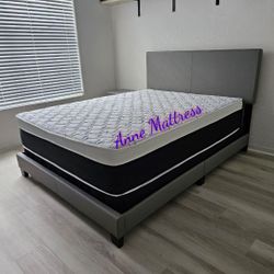 NEW QUEEN PILLOW TOP MATTRESS AND BOX SPRING