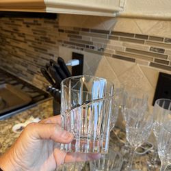 Mikasa crystal barware