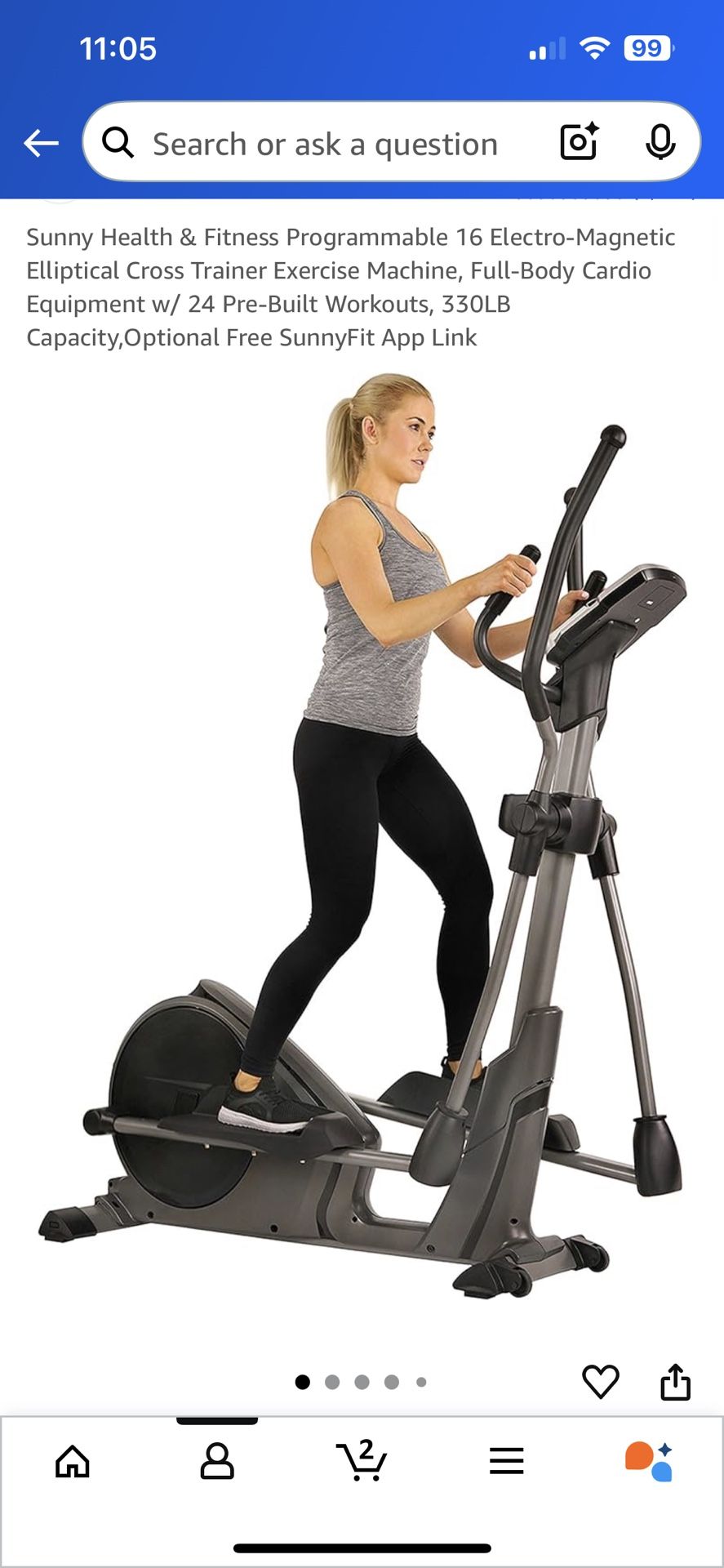 Brand New Elliptical Machine