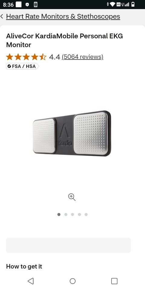 Alivecore Kardia Mobile Personal EKG Machine