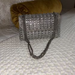 Silver Sparkly Rinestone