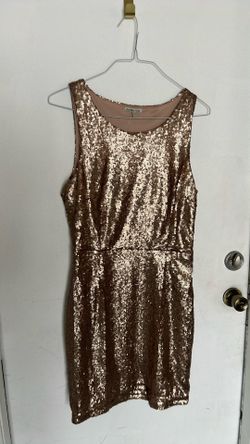 Dress Gold Sequence Teen XL 