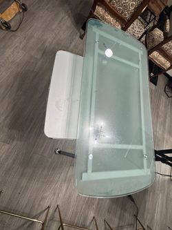 Glass office table