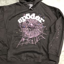 Black Sp5der Hoodie.  S,m,l,xl
