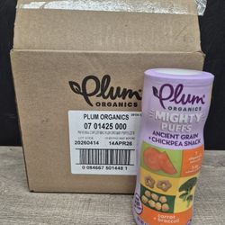 Plum Organics Mighty Puffs Ancient Grain. Baby Snacks - 6 Containers. NEW - Sealed. It's available!