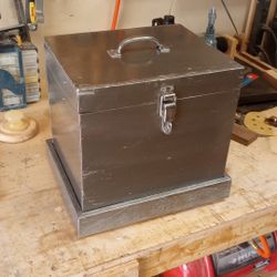 Old Tool Box And Saw