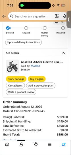 I sell amazon clearance / will be available in 27/august