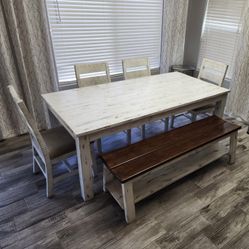 Farm Style Dinning Table 